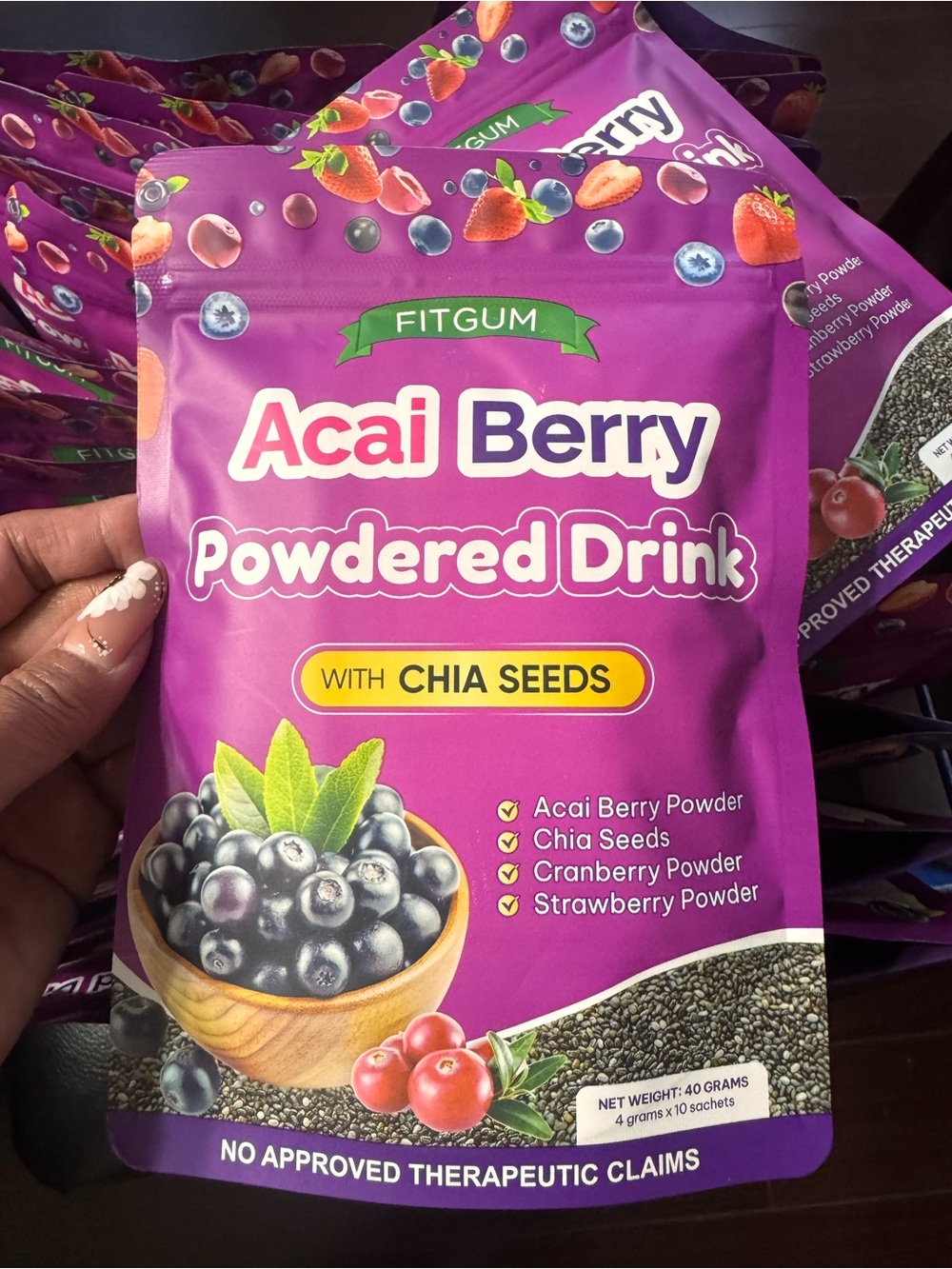 Juice Beauty Acai Berry Powdered Drink - Purple